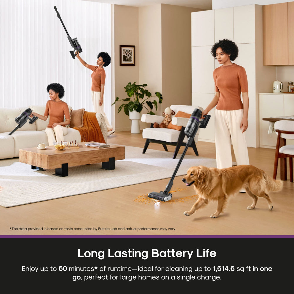 Eureka ReactiSense 440 – Smart Cordless Stick Vacuum with LED & Sensor Tech - Image 8